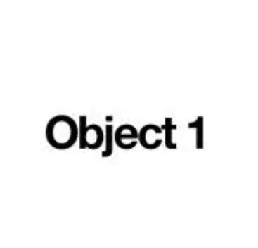 Object 1